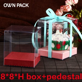 Direct Selling clear box 10pcs/lot 8*8*H and pedestal/gifts box wedding gifts for guests/ plastic container/ macarons package
Direct Selling clear box 10pcs/lot 8*8*H and pedestal/gifts box wedding gifts for guests/ plastic container/ macarons package