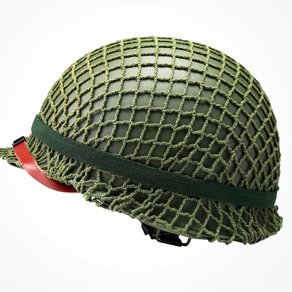 2PCS Hunting Camouflage Helmets Nets Coarse Cotton Rope Net Mud Color For M1 WW2 US Army Replica Helmet
2PCS Hunting Camouflage Helmets Nets Coarse Cotton Rope Net Mud Color For M1 WW2 US Army Replica Helmet