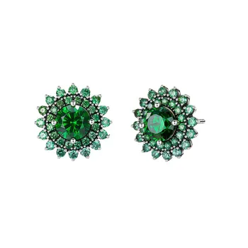 Elegant Women Jewelry Green Zircon Crystal Ear Studs Stud Earrings 925 Sterling Silver Bohemian Full Rhinestones Party Earrings
Elegant Women Jewelry Green Zircon Crystal Ear Studs Stud Earrings 925 Sterling Silver Bohemian Full Rhinestones Party Earrings