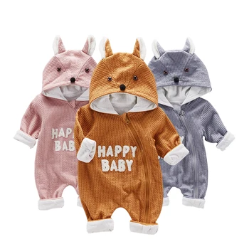 New Spring Autumn Baby Rompers Cute Cartoon Fox Infant Girl Boy Jumpsuit Kids Baby Outfits Clothes Baby Clothing With Hooded
New Spring Autumn Baby Rompers Cute Cartoon Fox Infant Girl Boy Jumpsuit Kids Baby Outfits Clothes Baby Clothing With Hooded