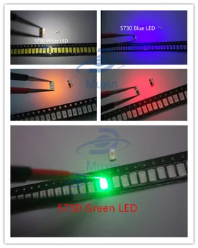 500pcs SMD LED Diodes 5730 5630 Diode Assortment 5730 SMD LED Diodo Kit Emerald-green / RED / White / Blue / Yellow 100PCS Each
500pcs SMD LED Diodes 5730 5630 Diode Assortment 5730 SMD LED Diodo Kit Emerald-green / RED / White / Blue / Yellow 100PCS Each