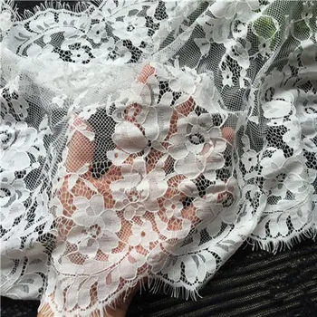3M/ Lot Eyelash Lace Fabric 40cm DIY Decorative High Quality Soft Off White Nylon Eyelash Lace Trim Wedding Dress Fabric RS853
3M/ Lot Eyelash Lace Fabric 40cm DIY Decorative High Quality Soft Off White Nylon Eyelash Lace Trim Wedding Dress Fabric RS853