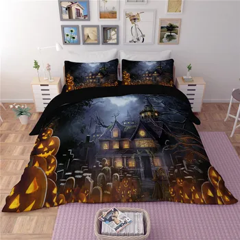 Building group Pumpkin lantern bedding sets 3pcs quilt cover duvet cover pillow cases comfortable lighting Home textiles
Building group Pumpkin lantern bedding sets 3pcs quilt cover duvet cover pillow cases comfortable lighting Home textiles