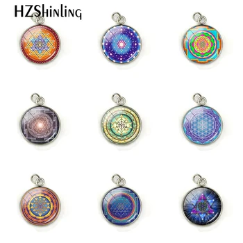 New Fashion Chakra Spiritual Buddhist Sri Yantra Pendant Jewelry Sacred Geometry Sri Yantra Meditation Stainless Steel Charms
New Fashion Chakra Spiritual Buddhist Sri Yantra Pendant Jewelry Sacred Geometry Sri Yantra Meditation Stainless Steel Charms