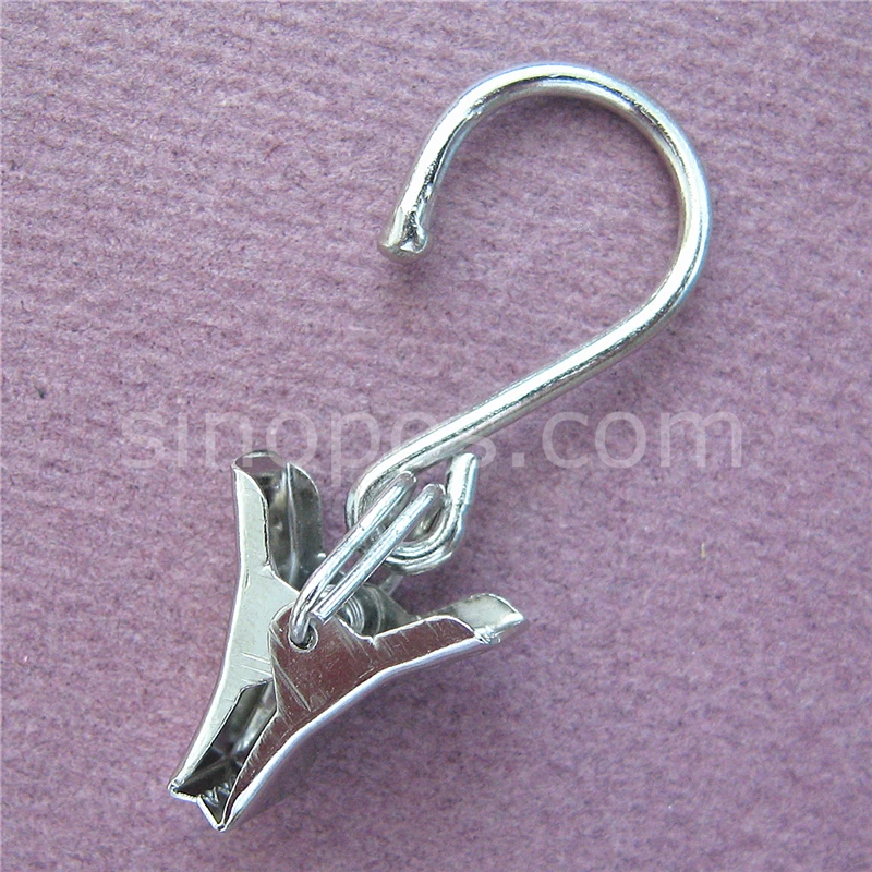Steel Clamp With Hook 5cm, rail curtain hooks cap sock scarf fabric poster sign hanger laundry clothespin, metal hanging clip
Steel Clamp With Hook 5cm, rail curtain hooks cap sock scarf fabric poster sign hanger laundry clothespin, metal hanging clip