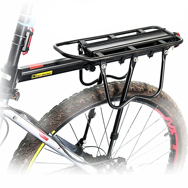 Bicycle 115 Lb Capacity Aluminum Alloy Bicycle Rear Rack Adjustable Pannier Bike Luggage Cargo Rack Bicycle Carrier Racks
Bicycle 115 Lb Capacity Aluminum Alloy Bicycle Rear Rack Adjustable Pannier Bike Luggage Cargo Rack Bicycle Carrier Racks