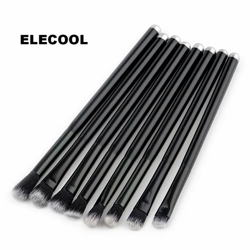 ELECOOL 8Pcs Eye Shadow Makeup Brushes Eyeliner Eyeshadow Concealer Brushes Set with Black Wooden Handle
ELECOOL 8Pcs Eye Shadow Makeup Brushes Eyeliner Eyeshadow Concealer Brushes Set with Black Wooden Handle