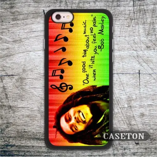 Bob Marley One Good Thing About Music font b Case b font For iPod 5 and