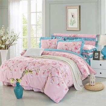 2018 New 4pcs Cotton half cotton luxury Bed skirt Bedding Sets King Queen Twin size Duvet Cover Bed Sheet set Pillowcase
2018 New 4pcs Cotton half cotton luxury Bed skirt Bedding Sets King Queen Twin size Duvet Cover Bed Sheet set Pillowcase