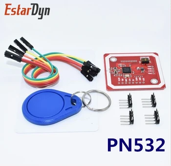 5Set/lot PN532 NFC RFID Wireless Module V3 User Kits Reader Writer Mode IC S50 Card PCB Attenna I2C IIC SPI HSU H42
5Set/lot PN532 NFC RFID Wireless Module V3 User Kits Reader Writer Mode IC S50 Card PCB Attenna I2C IIC SPI HSU H42
