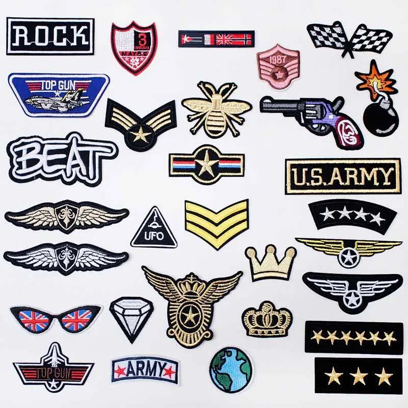 Army Soldier Military Rank Iron On Patches Sewing Embroidered Applique for Jacket Clothes Stickers Badge DIY Apparel Accessories
Army Soldier Military Rank Iron On Patches Sewing Embroidered Applique for Jacket Clothes Stickers Badge DIY Apparel Accessories