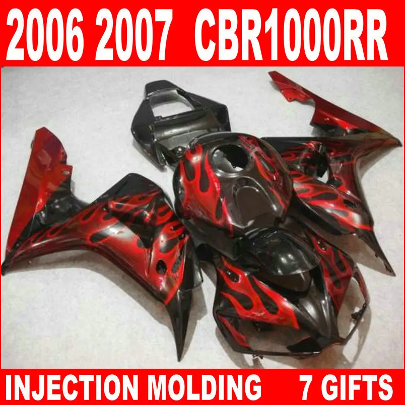 Factory outlet for 2006 2007 HONDA cbr 1000 rr black with red flames fairings OEM brand new CBR1000RR 06 07 fairing JGV84
Factory outlet for 2006 2007 HONDA cbr 1000 rr black with red flames fairings OEM brand new CBR1000RR 06 07 fairing JGV84