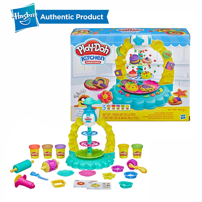 Hasbro Play-Doh Kitchen Creations Sprinkle Cookie Surprise Play Food Set Play Doh Non Toxic Modeling Clay Educational DIY Toys
Hasbro Play-Doh Kitchen Creations Sprinkle Cookie Surprise Play Food Set Play Doh Non Toxic Modeling Clay Educational DIY Toys