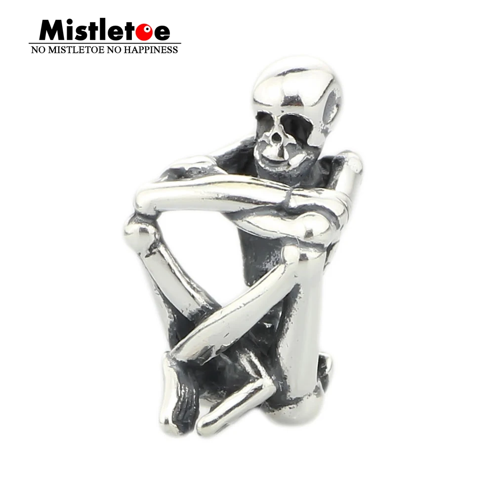 Mistletoe Jewelry Genuine 925 Sterling Silver Skeleton Spirit Charm Bead Fits European Troll 3.0mm Bracelet
Mistletoe Jewelry Genuine 925 Sterling Silver Skeleton Spirit Charm Bead Fits European Troll 3.0mm Bracelet