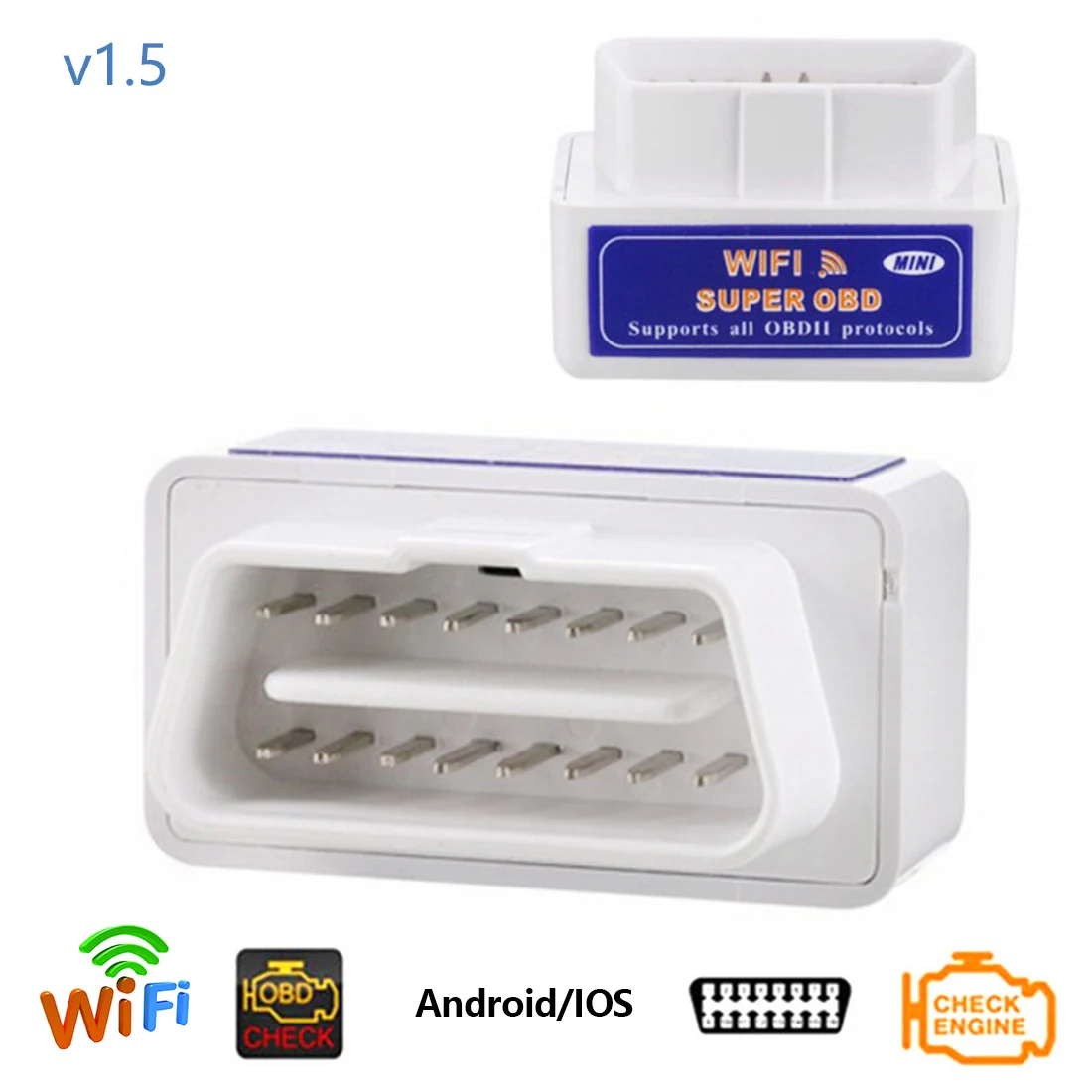 Dewtreetali Car Diagnostic Tool Wifi ElM 327 OBD 2 II OBD Scanner Interface for Android & IOS System Elm327 Wifi Mini
Dewtreetali Car Diagnostic Tool Wifi ElM 327 OBD 2 II OBD Scanner Interface for Android & IOS System Elm327 Wifi Mini