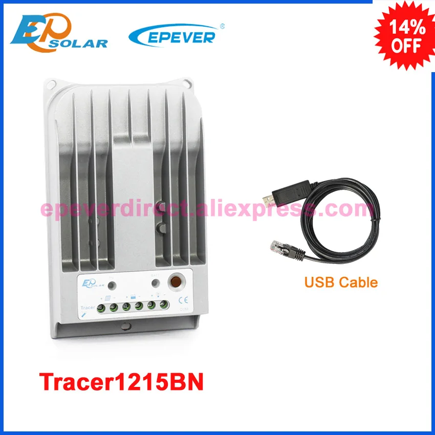 10A 10amp solar panel controller Tracer1215BN 12v 24v auto work with PC USB communication cable EPsolar/EPEVER
10A 10amp solar panel controller Tracer1215BN 12v 24v auto work with PC USB communication cable EPsolar/EPEVER