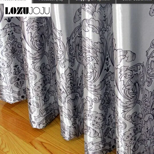 LOZUJOJU Floral design curtain blackout tulle drops for living room bedroom windows sets drapery thread all match curtain
LOZUJOJU Floral design curtain blackout tulle drops for living room bedroom windows sets drapery thread all match curtain