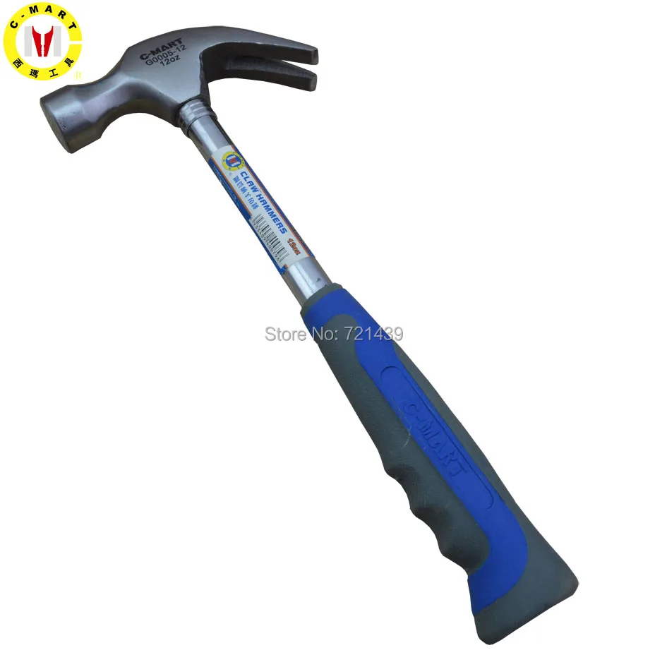 C-MART tools High Quality Durable Construction Metalworking Household Fiber Handle Claw Hammer Repair Hand Diy Woodworking Tools
C-MART tools High Quality Durable Construction Metalworking Household Fiber Handle Claw Hammer Repair Hand Diy Woodworking Tools