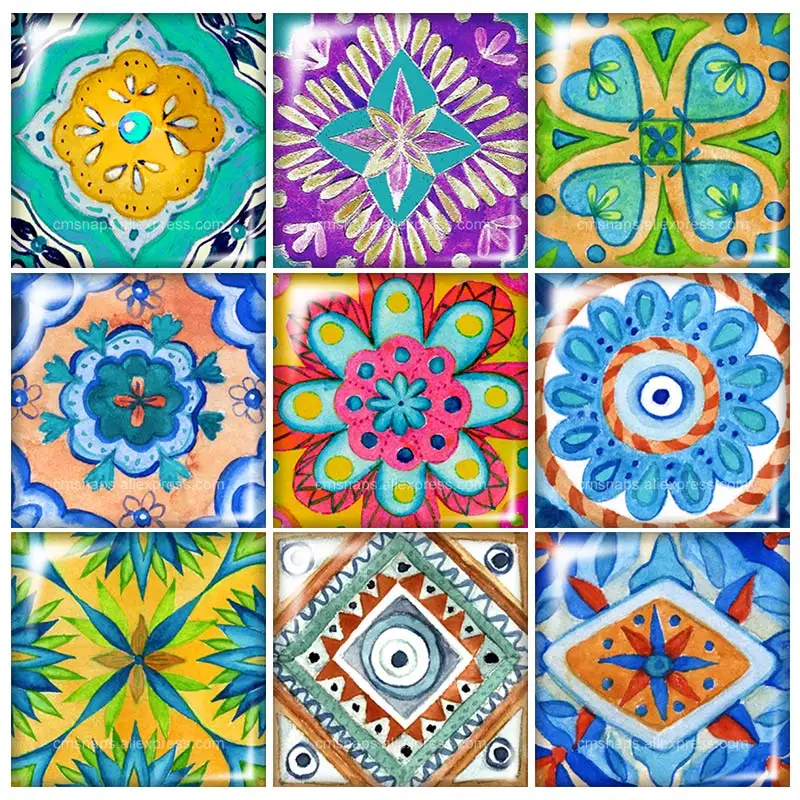 Beauty Painting Patterns Flowers Square glass cabochon 10pcs 12mm/20mm/25mm/30mm Size flat back DIY Jewelry Findings Components
Beauty Painting Patterns Flowers Square glass cabochon 10pcs 12mm/20mm/25mm/30mm Size flat back DIY Jewelry Findings Components