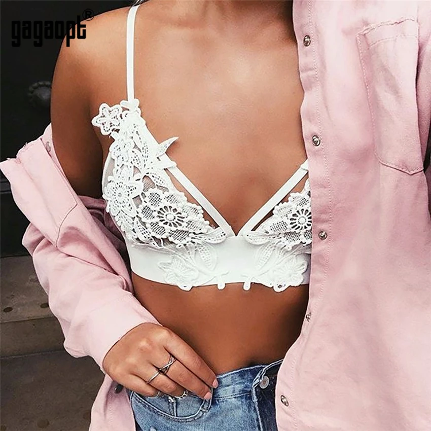 Gagaopt 5 Colors Floral Tank Tops Women Fashion Floral Embroidery Ladies Cami Lace Tops Sexy Bralette Crop Tops Blusas
Gagaopt 5 Colors Floral Tank Tops Women Fashion Floral Embroidery Ladies Cami Lace Tops Sexy Bralette Crop Tops Blusas