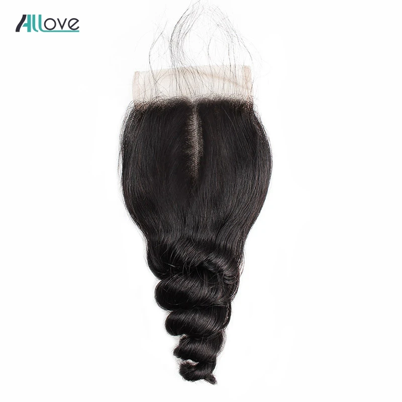 Allove 4*4 Lace Closure 130% Density Indian Loose Wave Closure Free Middle Three Part Swiss Lace Closure Non Remy Human Hair
Allove 4*4 Lace Closure 130% Density Indian Loose Wave Closure Free Middle Three Part Swiss Lace Closure Non Remy Human Hair
