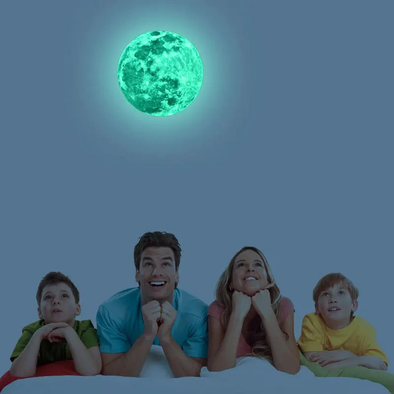 DIY Luminous Night Moon Glow in the Dark Moon Space wall Stickers bedroom mural wall decals for kid room home decor poster
DIY Luminous Night Moon Glow in the Dark Moon Space wall Stickers bedroom mural wall decals for kid room home decor poster