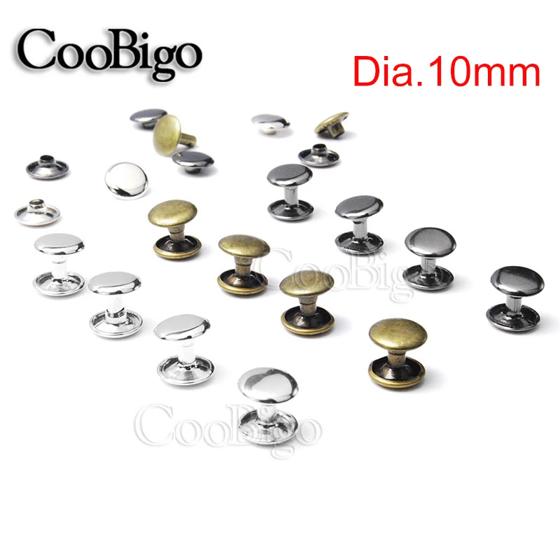50set 10mm Round Double Rivet Stud Collision Nail Spike Bag Belt Shoes Garment Bracelet and Metal Tool For DIY Punk Leathercraft
50set 10mm Round Double Rivet Stud Collision Nail Spike Bag Belt Shoes Garment Bracelet and Metal Tool For DIY Punk Leathercraft