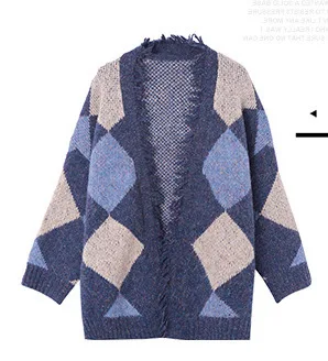 UK 2019 Spring Autumn Winter Women Casual Oversized V neck Thick Warm tassel Plaid Cardigan Knit sweater coat Beige Blue
UK 2019 Spring Autumn Winter Women Casual Oversized V neck Thick Warm tassel Plaid Cardigan Knit sweater coat Beige Blue