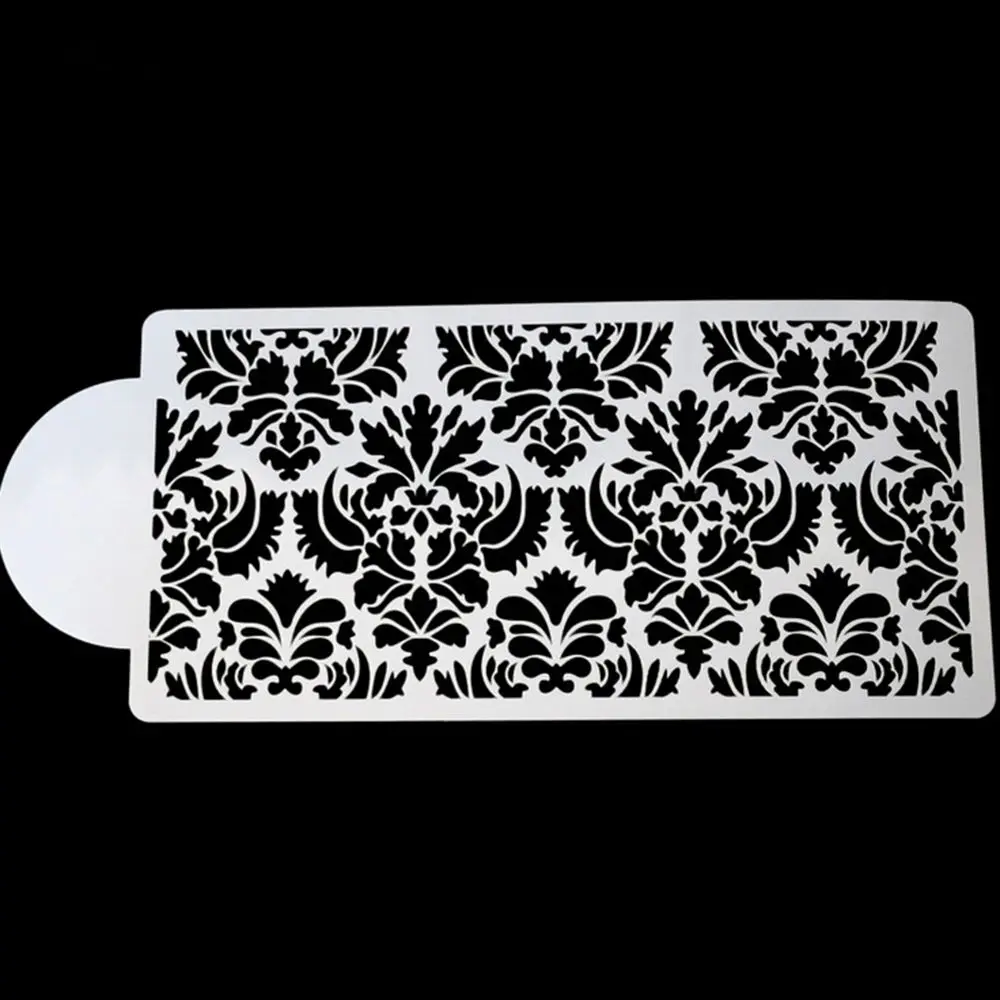 New Pretty Damask Lace Border Cake Side Cupcake Stencil Sugarcraft Decoration Baking Tool DIY Kitchen Tools Accessories
New Pretty Damask Lace Border Cake Side Cupcake Stencil Sugarcraft Decoration Baking Tool DIY Kitchen Tools Accessories