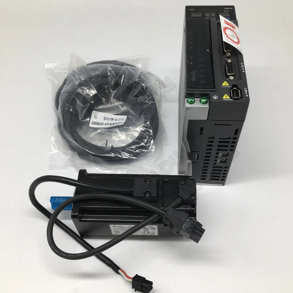 New Delta A2 200W 0.2KW 220V 0.64Nm 3000rpm 60MM ASD-A2-0221-L ECMA-C10602RS AC servo motor drive kits with 3m Cable
New Delta A2 200W 0.2KW 220V 0.64Nm 3000rpm 60MM ASD-A2-0221-L ECMA-C10602RS AC servo motor drive kits with 3m Cable