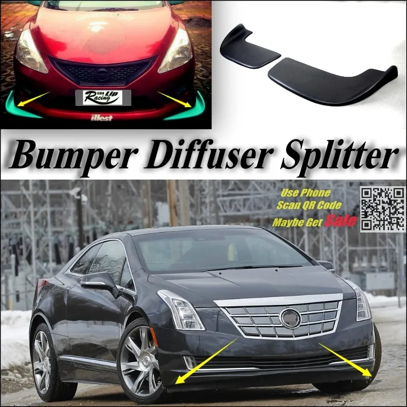 Cadillac ELR 2014 2015 2016 Splitter Deflector Diffuser Flap Chin Fin Canard