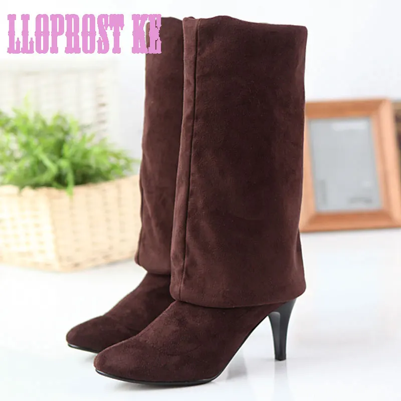 Lloprost ke fashion Skinny long boots Suede sexy Stovepipe long boots Over the Knee high heels women boots size 34-43 JT191 
Lloprost ke fashion Skinny long boots Suede sexy Stovepipe long boots Over the Knee high heels women boots size 34-43 JT191