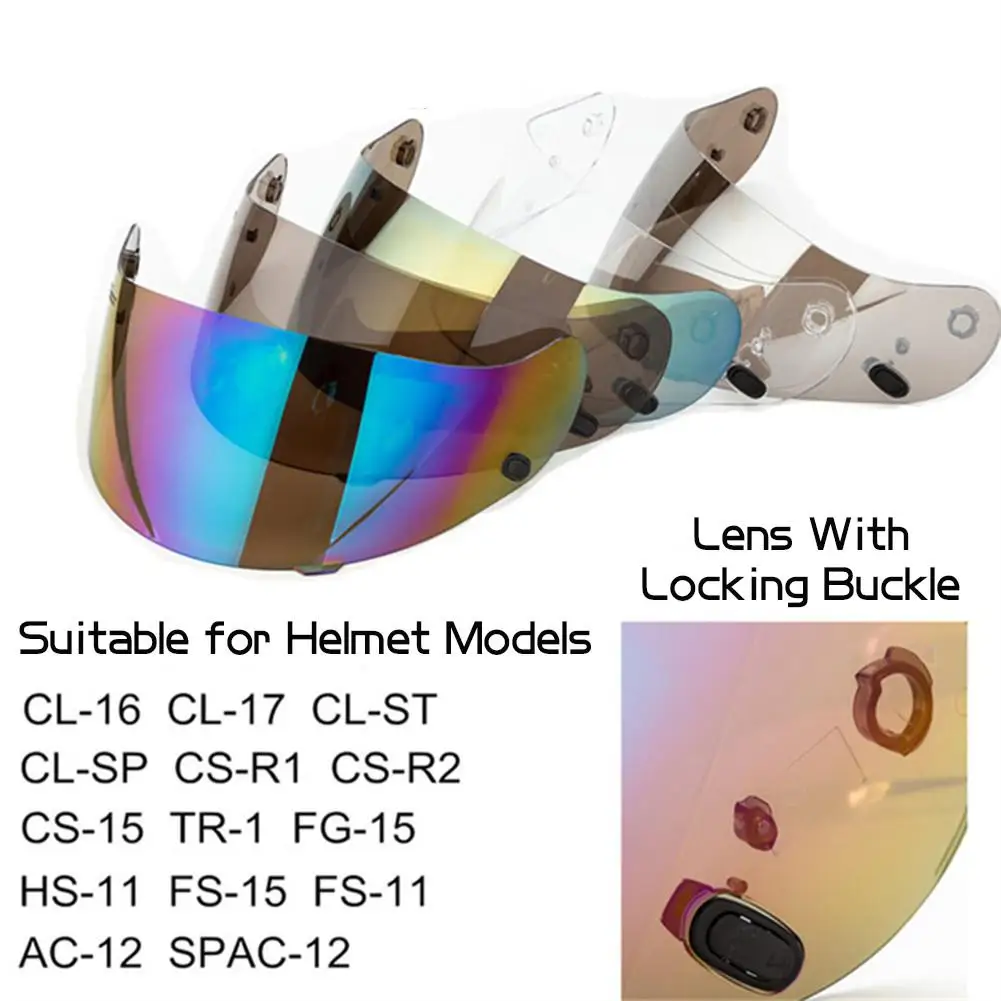 Motorcycle Helmet Visor Fitting Lens Googles for HJC CL-1617CS-R1R R CS-15TR-1FG-15HS-11CL-SP
Motorcycle Helmet Visor Fitting Lens Googles for HJC CL-1617CS-R1R R CS-15TR-1FG-15HS-11CL-SP