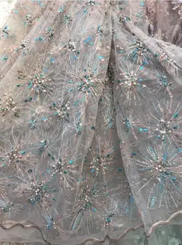 Luxury Bridal tulle french lace fabric high quality S18120317 beaded embroidery lace fabric for women
Luxury Bridal tulle french lace fabric high quality S18120317 beaded embroidery lace fabric for women