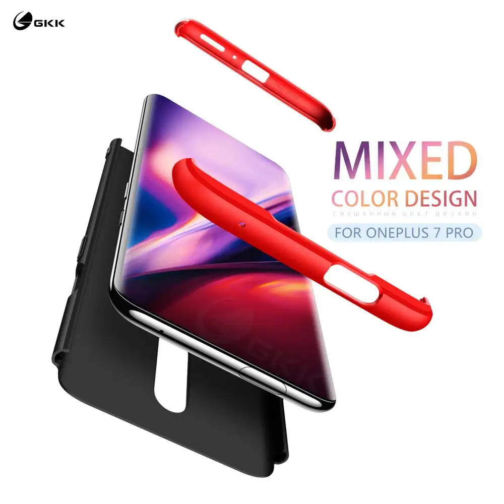 GKK Original Case for Oneplus 6t 7 pro Case Shockproof Full Protection Armor Hard 3 in 1 Matte Cover for Oneplus 6t 7 pro Coque
GKK Original Case for Oneplus 6t 7 pro Case Shockproof Full Protection Armor Hard 3 in 1 Matte Cover for Oneplus 6t 7 pro Coque