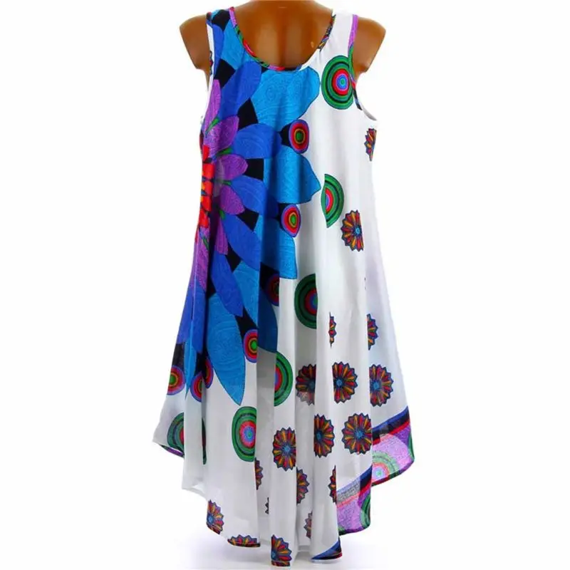 Women Plus Size Italian Floral Print Boho Sleeveless Sundress Ladies Holiday Beach Dress
Women Plus Size Italian Floral Print Boho Sleeveless Sundress Ladies Holiday Beach Dress