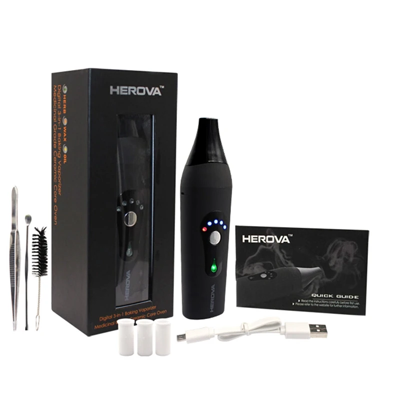 Dry Herb Vaporizer Original Airistech Electronic Cigarette Kit 18650 Rechargeable e-cigarettes Pen Vape Herbal Vapor E Cigarette
Dry Herb Vaporizer Original Airistech Electronic Cigarette Kit 18650 Rechargeable e-cigarettes Pen Vape Herbal Vapor E Cigarette