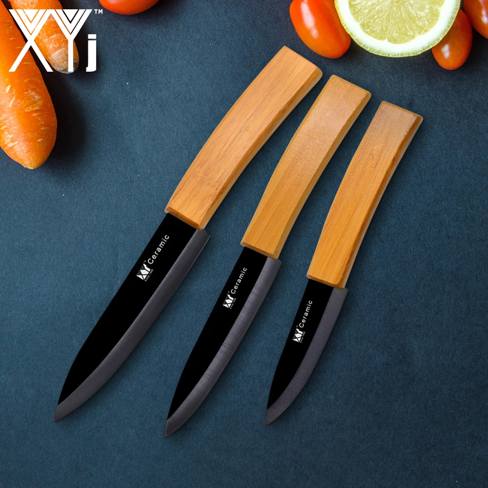 XYj Paring Utility Slicing Chef Knife Ceramic Knives Zirconium Oxide Ceramic Kitchen Knife Sets Bamboo Handle Kitchen Knives
XYj Paring Utility Slicing Chef Knife Ceramic Knives Zirconium Oxide Ceramic Kitchen Knife Sets Bamboo Handle Kitchen Knives