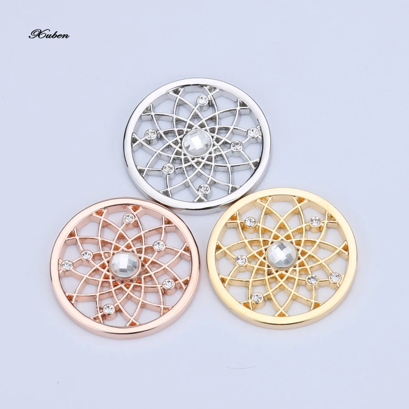 hot sale 33MM coin disc new style handmade crystal silver rose gold coin Pendants for best friend
hot sale 33MM coin disc new style handmade crystal silver rose gold coin Pendants for best friend