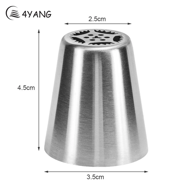4YANG 2018 New DIY 1PC Stainless Steel Pastry Tips Russian Icing Piping Nozzles Kitchen Cake Decoration Decor Tips
4YANG 2018 New DIY 1PC Stainless Steel Pastry Tips Russian Icing Piping Nozzles Kitchen Cake Decoration Decor Tips