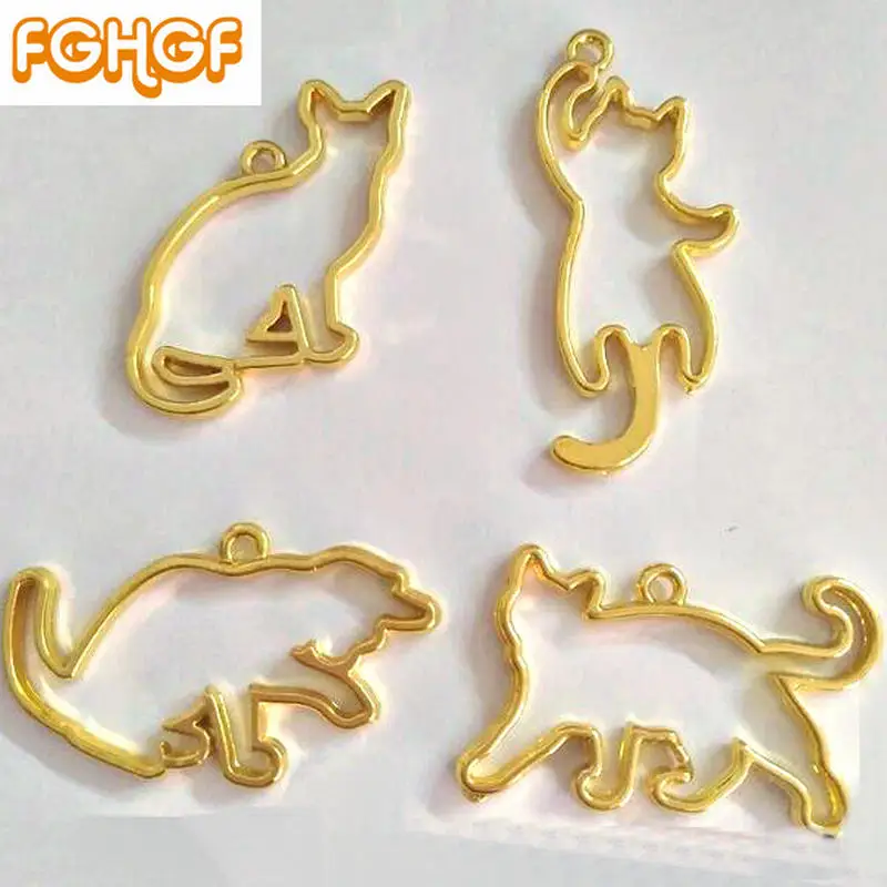 4pcs Mixed Cats Bezel Charms Resin Accessories Kawaii Animal Pendant DIY Jewelry Making Golden Metal Cat Frame
4pcs Mixed Cats Bezel Charms Resin Accessories Kawaii Animal Pendant DIY Jewelry Making Golden Metal Cat Frame