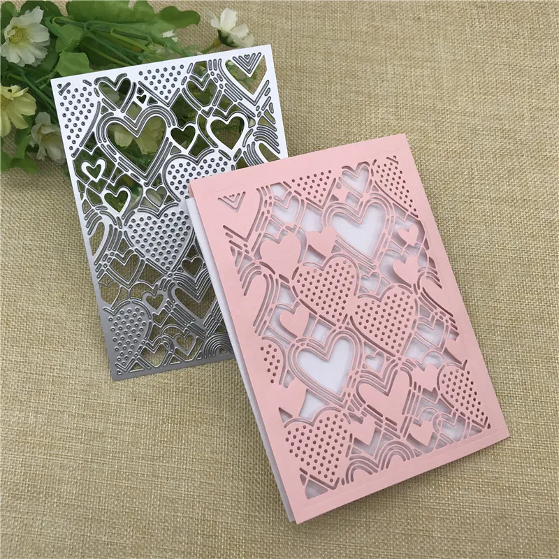Heart card decoration Metal Cutting Dies for DIY Scrapbooking Album Paper Cards Decorative Crafts Embossing Die Cuts
Heart card decoration Metal Cutting Dies for DIY Scrapbooking Album Paper Cards Decorative Crafts Embossing Die Cuts