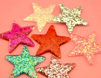 glitter resin stars Kawaii ,Resin with hole Star Pendant Flatback Cabochon Art Supply Decoration Charm Craft DIY Accessories
glitter resin stars Kawaii ,Resin with hole Star Pendant Flatback Cabochon Art Supply Decoration Charm Craft DIY Accessories