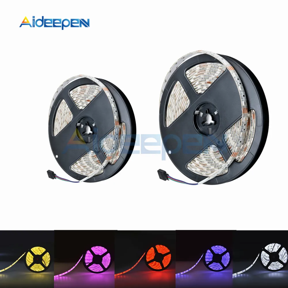 SMD LED Strip Light 5050 5M RGB Lamp Leds Tape DC 12V 300Leds Waterproof Led Strip Light Home TV Car Diy Lamp
SMD LED Strip Light 5050 5M RGB Lamp Leds Tape DC 12V 300Leds Waterproof Led Strip Light Home TV Car Diy Lamp