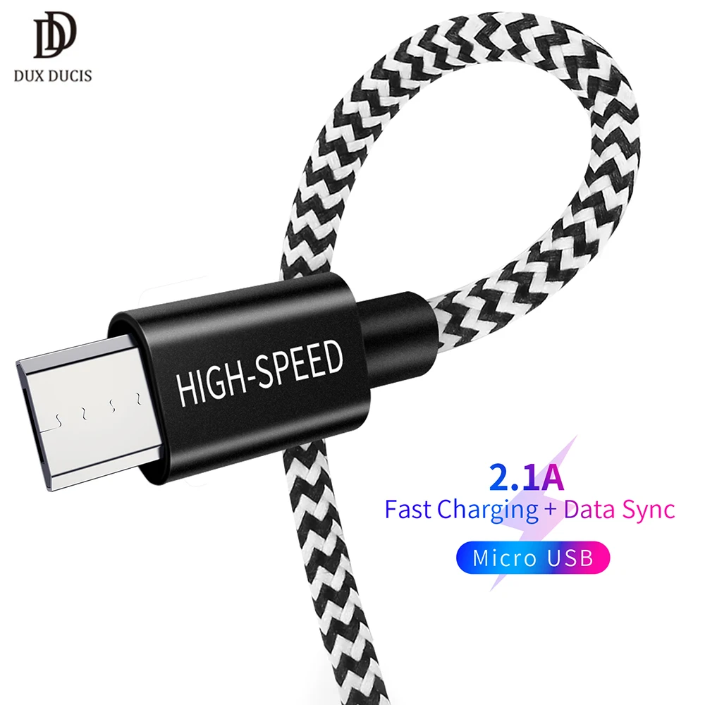 DUX DUCIS Micro USB Cable 2A Fast Charging Cable for Xiaomi Samsung Android Microusb Data Charger Cord Mobile Phone Cable 1m 2m
DUX DUCIS Micro USB Cable 2A Fast Charging Cable for Xiaomi Samsung Android Microusb Data Charger Cord Mobile Phone Cable 1m 2m