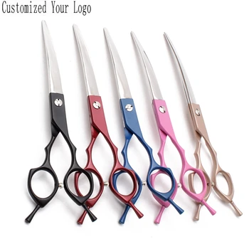C4009 6.5In. 440C Customized Logo Bend Down Shears Down Curved Scissors Dogs Grooming Scissors Pet Scissors Add Bag Dropshipping
C4009 6.5In. 440C Customized Logo Bend Down Shears Down Curved Scissors Dogs Grooming Scissors Pet Scissors Add Bag Dropshipping