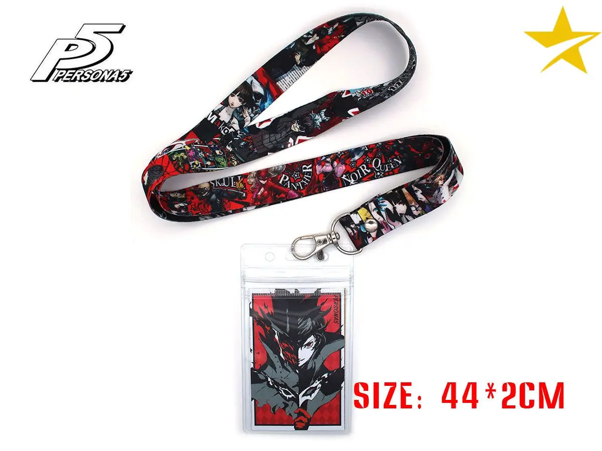 Giancomics Hot Game Persona 5 P5 Lanyard and Card Holder JOKER Amamiya Ren Cell Phone Rope Cosplay Mobile Phone Rope Accessories
Giancomics Hot Game Persona 5 P5 Lanyard and Card Holder JOKER Amamiya Ren Cell Phone Rope Cosplay Mobile Phone Rope Accessories