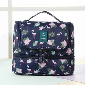 2 Layers Cosmetic Bag Travel Makeup Brush Organizer Large Skin Care Case Toiletry Storage Wash Bag For Women 
2 Layers Cosmetic Bag Travel Makeup Brush Organizer Large Skin Care Case Toiletry Storage Wash Bag For Women