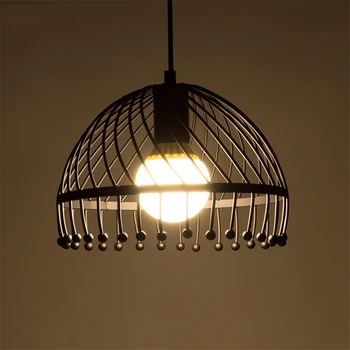 Vintage Black Iron Cage Chandeliers Attic Lighting Warehouse Pendant Lamps Kitchen Light Bedroom Living Room Study Hanging Lamp
Vintage Black Iron Cage Chandeliers Attic Lighting Warehouse Pendant Lamps Kitchen Light Bedroom Living Room Study Hanging Lamp