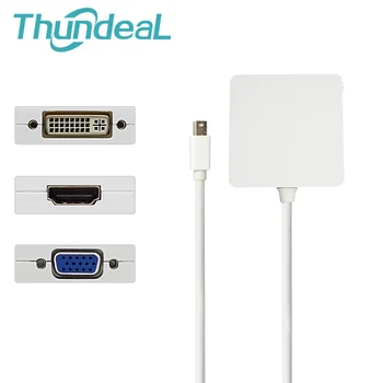 Thunder 3 In 1HDMI/USB TV Converter DP Male Display Port To HDMI Female DVI VGA Display Port Cable Adapter For Apple Macbook
Thunder 3 In 1HDMI/USB TV Converter DP Male Display Port To HDMI Female DVI VGA Display Port Cable Adapter For Apple Macbook
